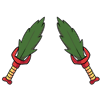Holly Leaf Dual Blades